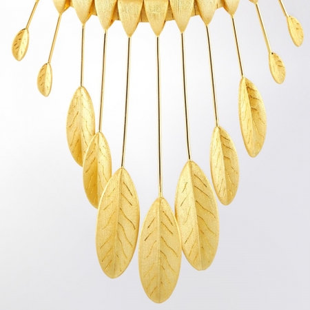 Claris Schmuckdesign Collier Phoenix gelbvergoldet